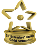 Gold Winner - 2010 Readers Choice